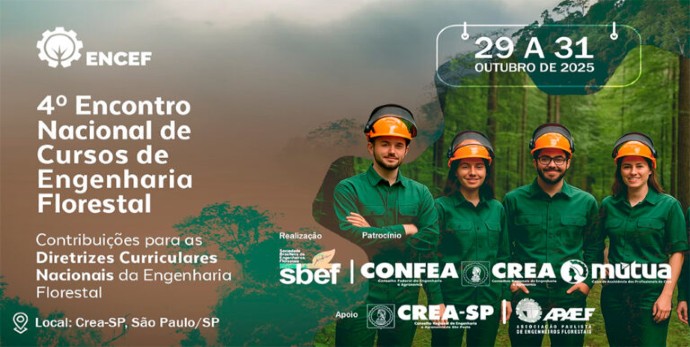 Crea-SP sedia Encontro Nacional de Cursos de Engenharia Florestal