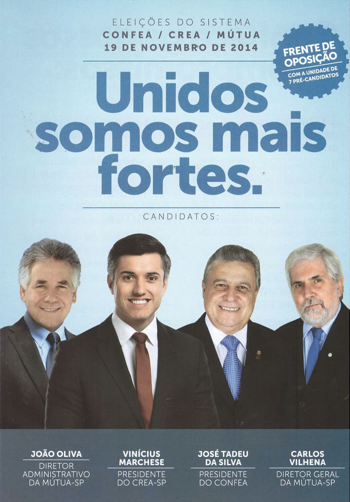 Candidatos Eleições CREA/CONFEA